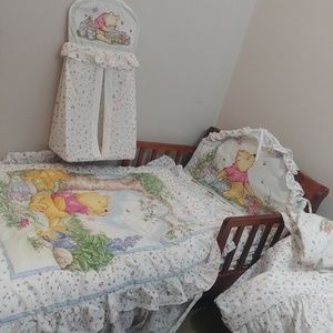 vintage winnie the pooh crib bedding